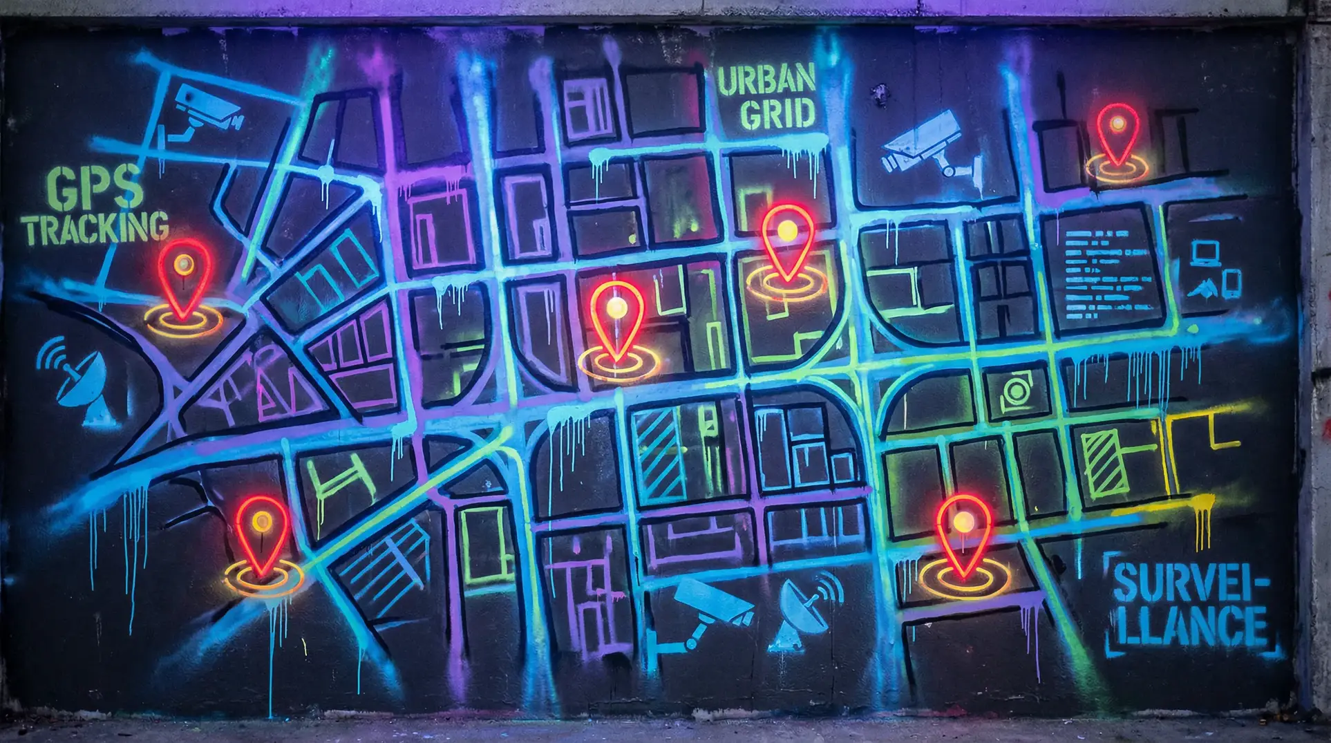 妈妈的朋友6未删减版完整在线 狗仔追踪地图 - 城市涂鸦风格